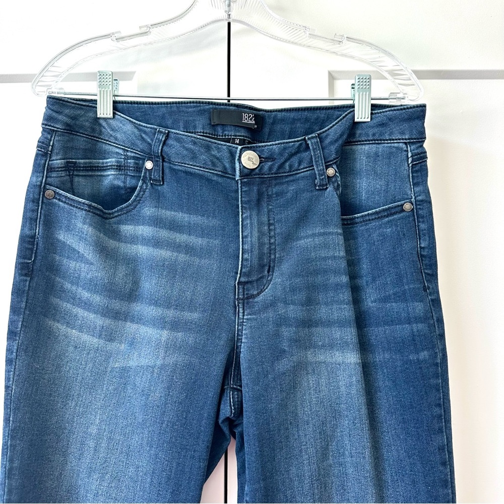 1822 ankle skinny medium dark wash size 14 - Picture 2 of 5